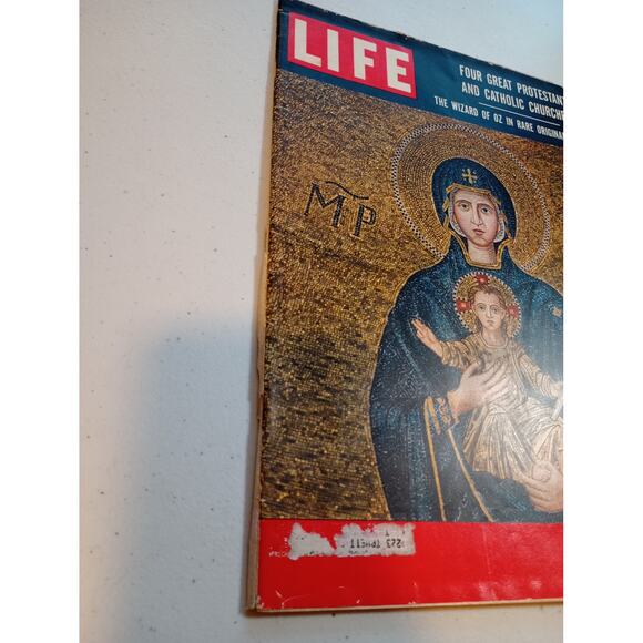 Life Magazine December 28, 1953 Madonna & Child Vintage Collection Cathedrals - Picture 3 of 13
